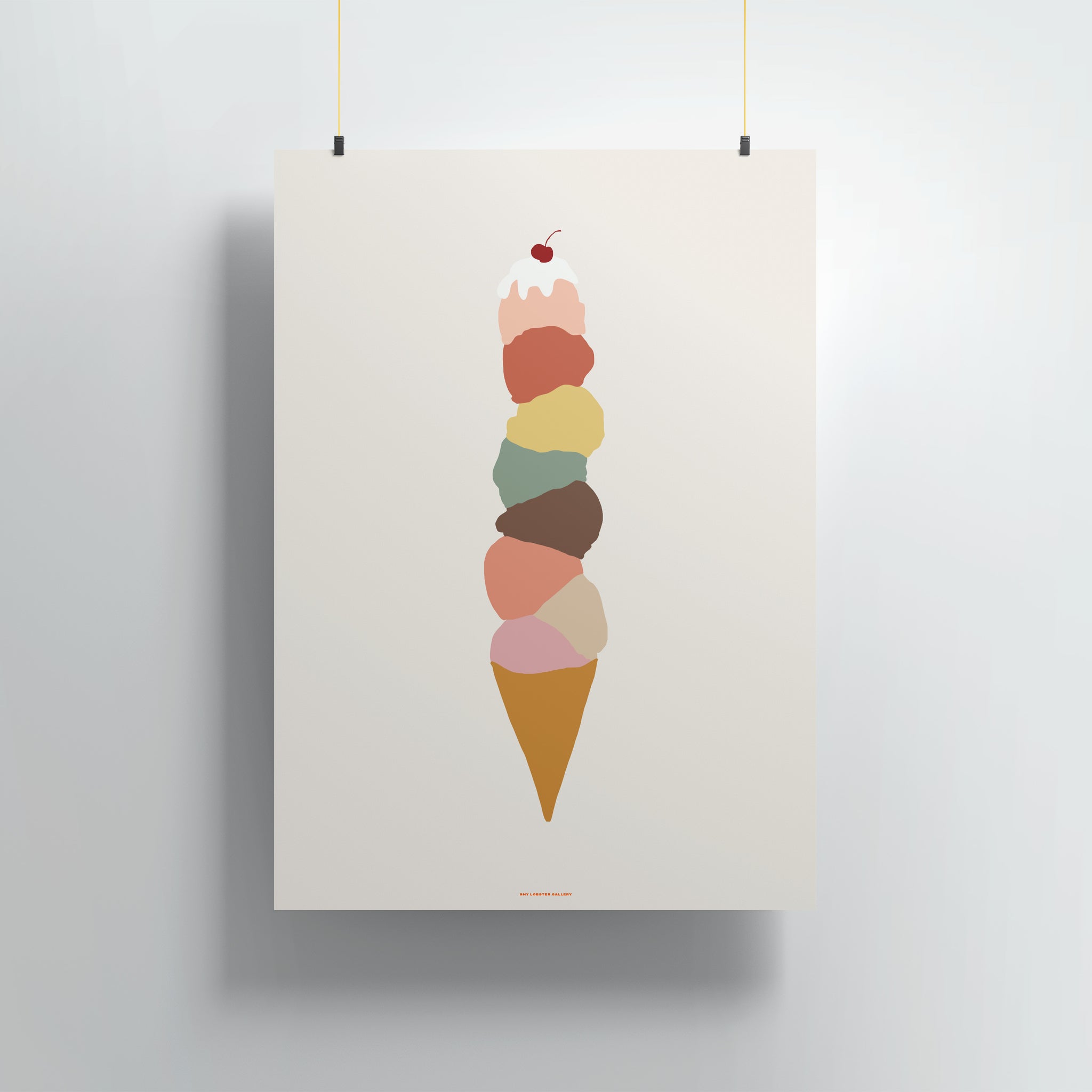 Ice Cream Wall Poster