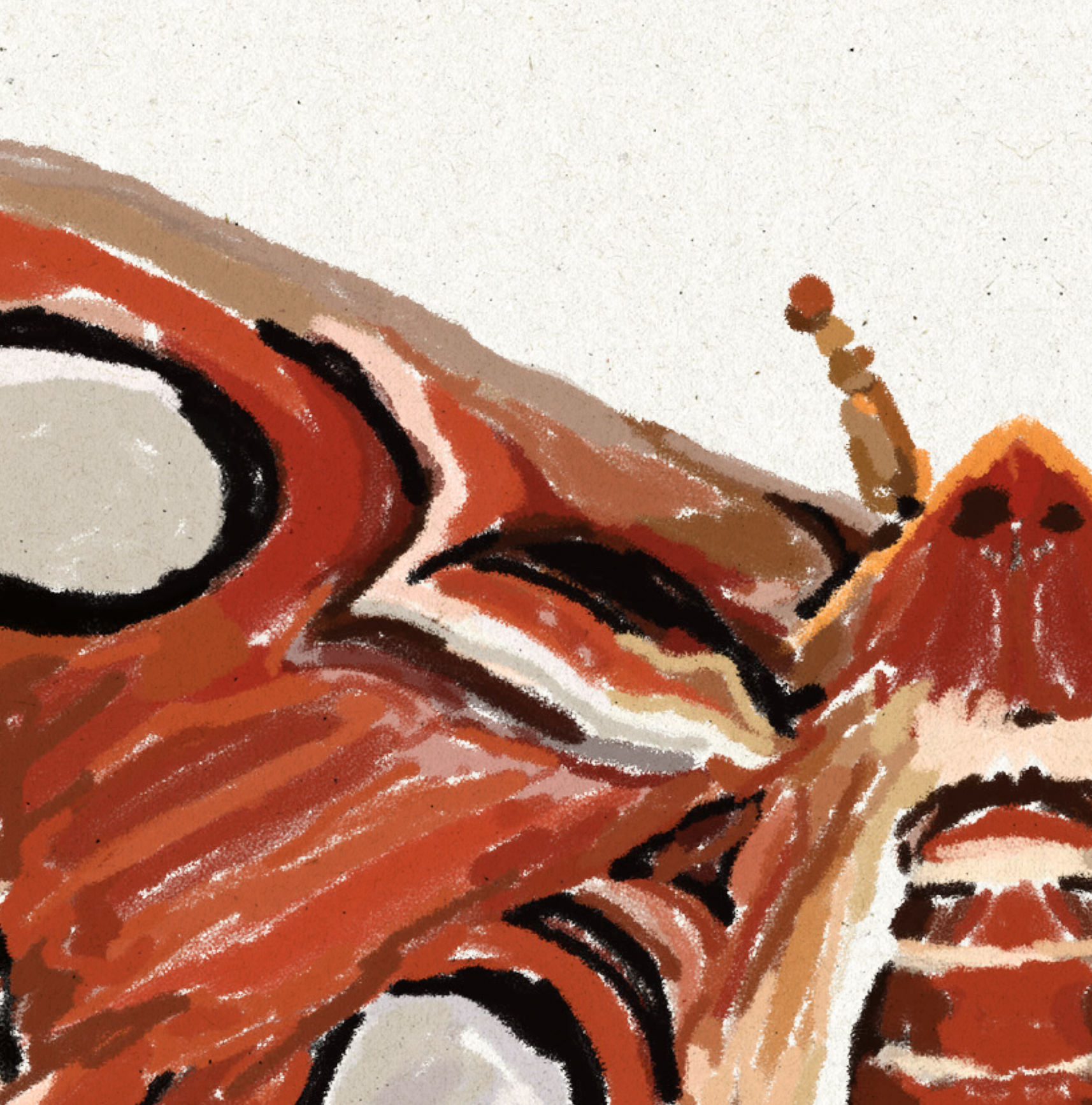 Attacus Atlas Painting 