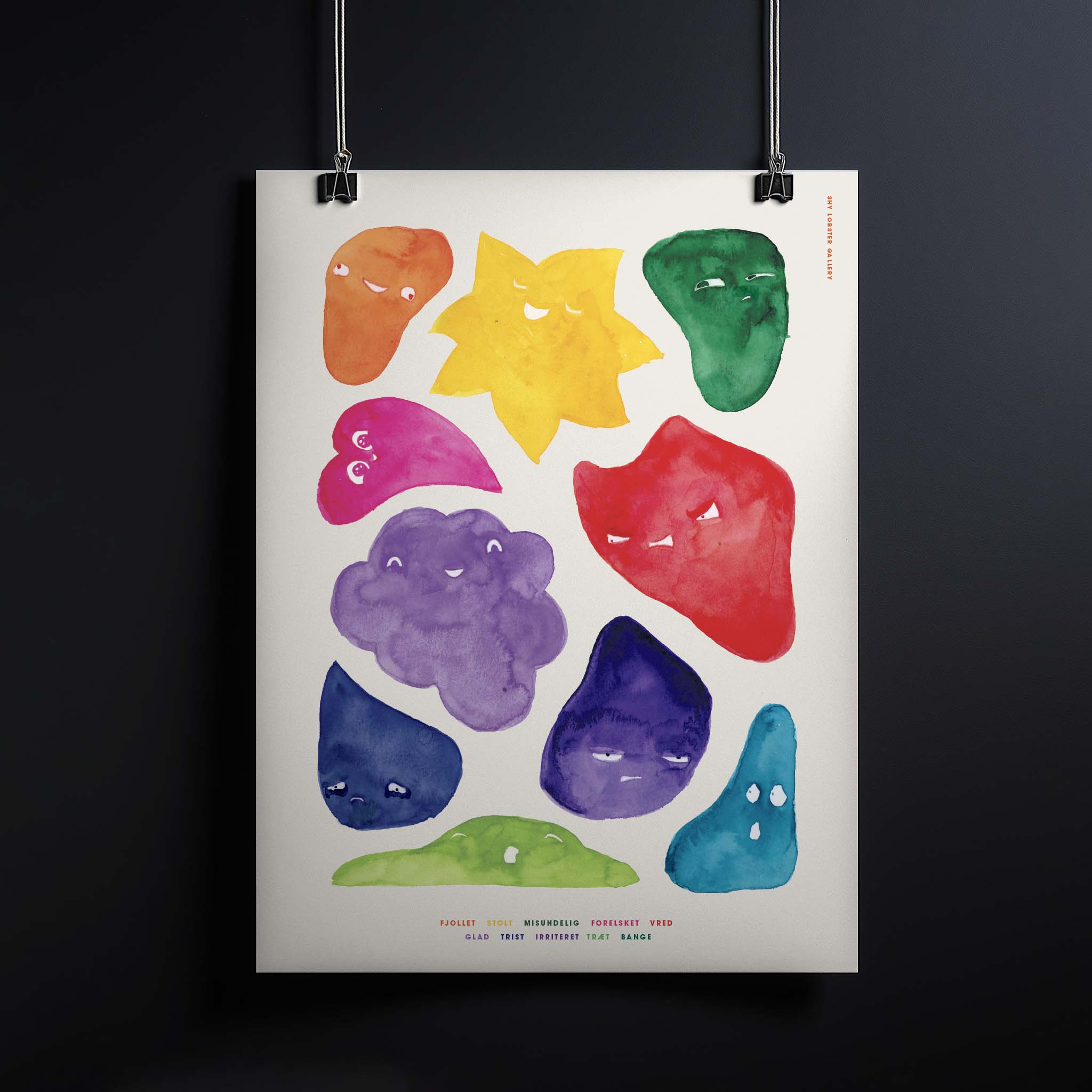 Store Følelser - Børneplakat