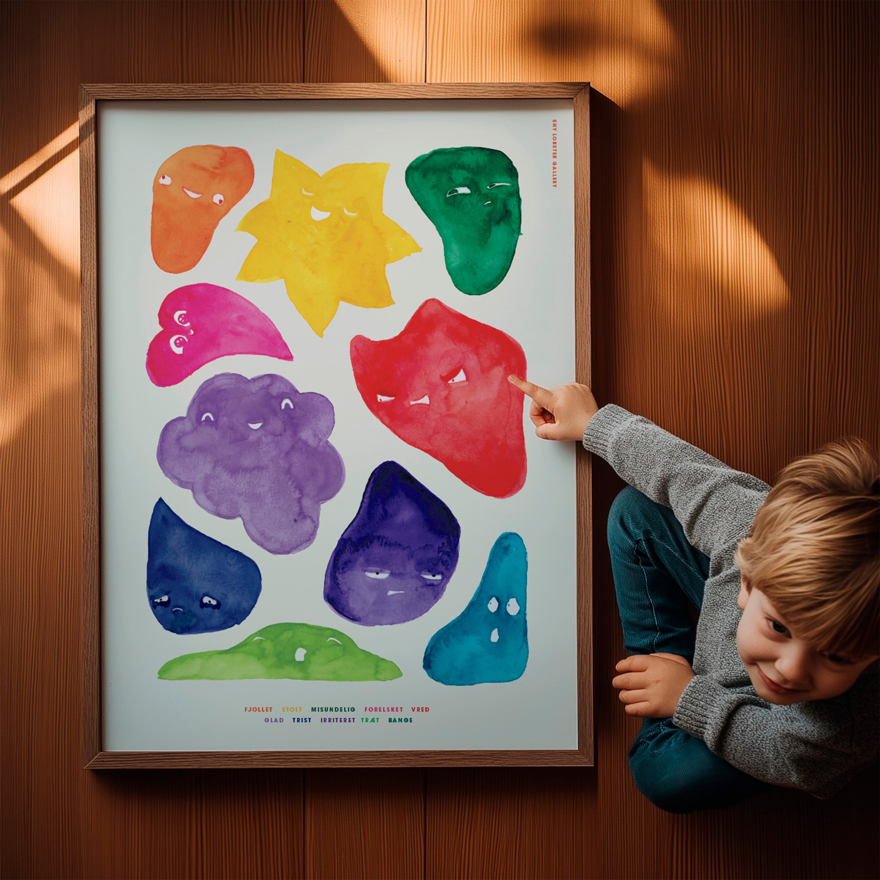 Store Følelser - Børneplakat