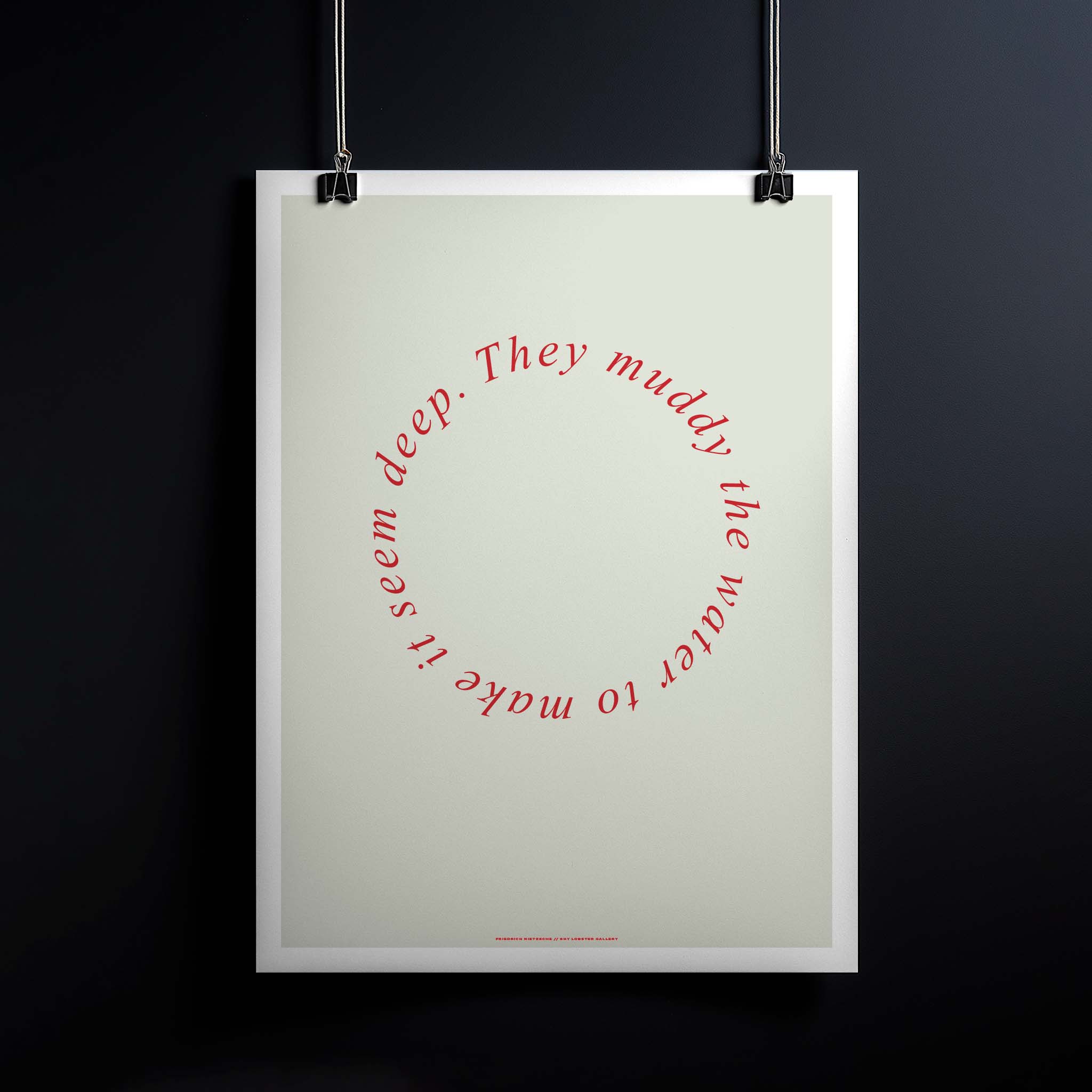 🎁 Nietzsche - Poster (100% off)