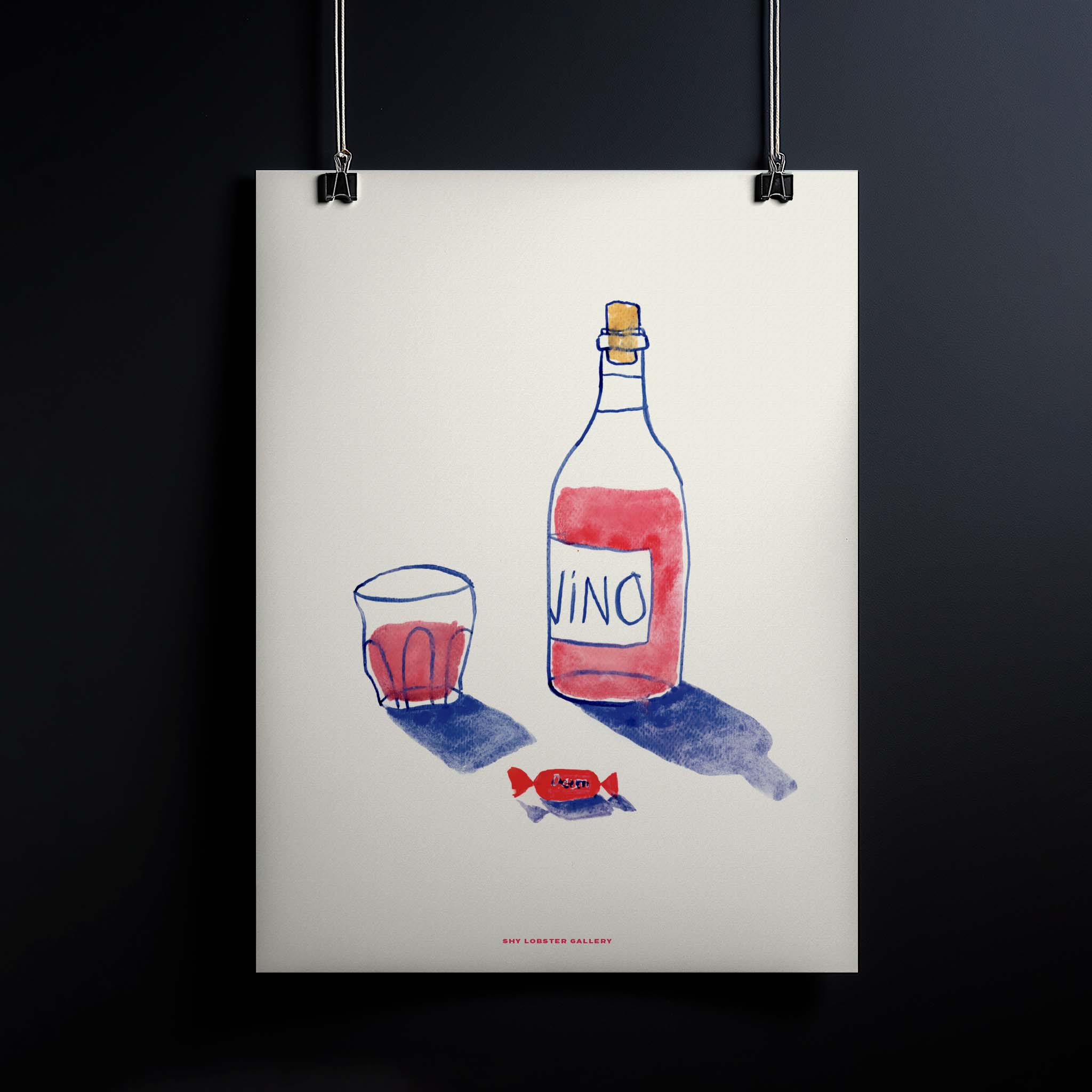 🎁 Wine and Daim - Poster (100% off)